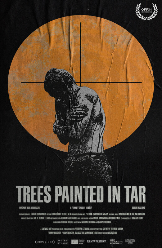 Trees Painted In Tar poster